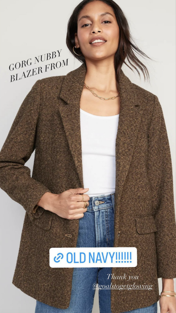 gorgeous new oversized blazer from Old Navy.