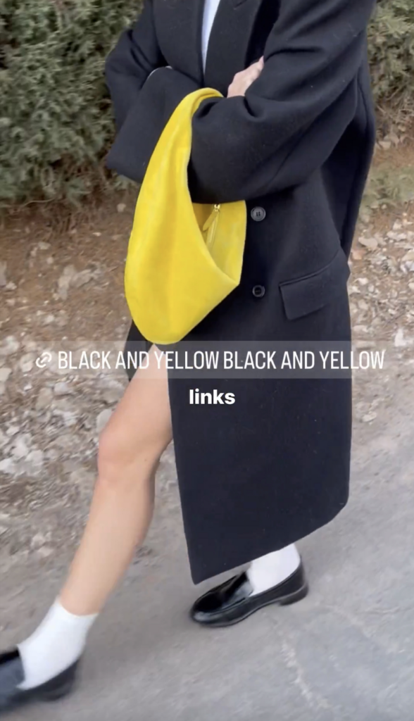 Yellow designer Khaite luxury bag