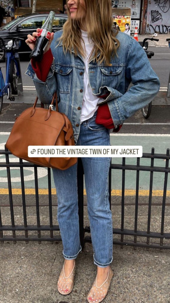 Denim jacket vintage etsy