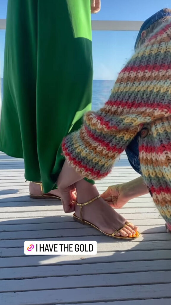 Sartene Sandal - gold | DÔEN sandals for summer